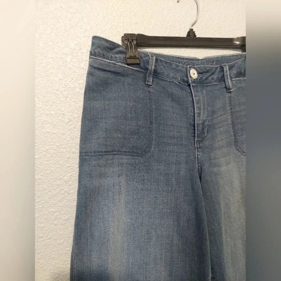 JAG jeans Wide-leg Spandex blend Cropped stretch jeans 14/32 - Picture 2 of 6
